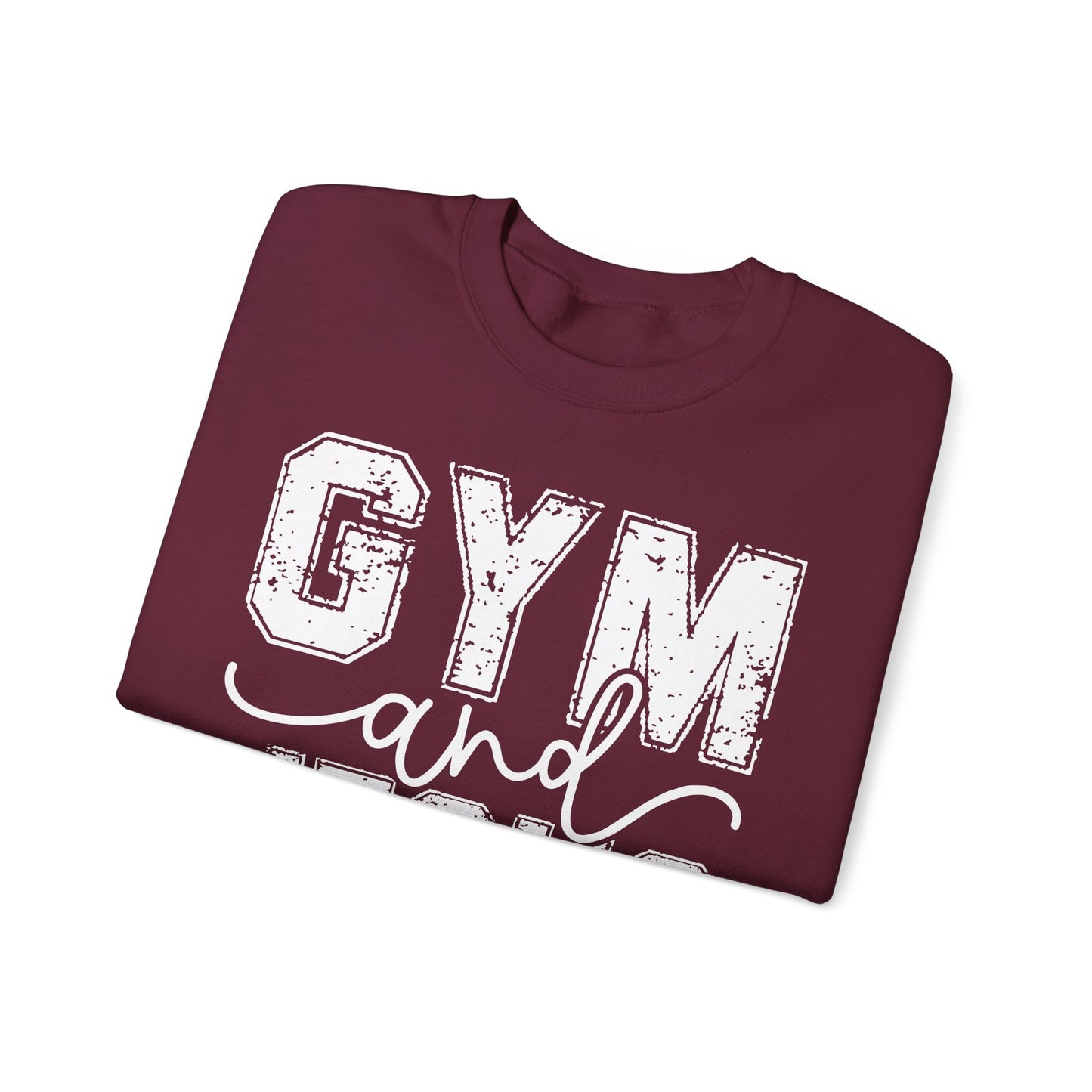 Gym and Jesus Sweatshirt — Faith & Fitness Crewneck