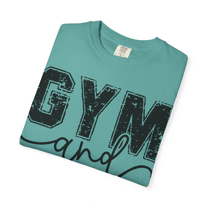 Gym and Jesus T-Shirt – Faith & Fitness Graphic Tee- COMFORT COLORS