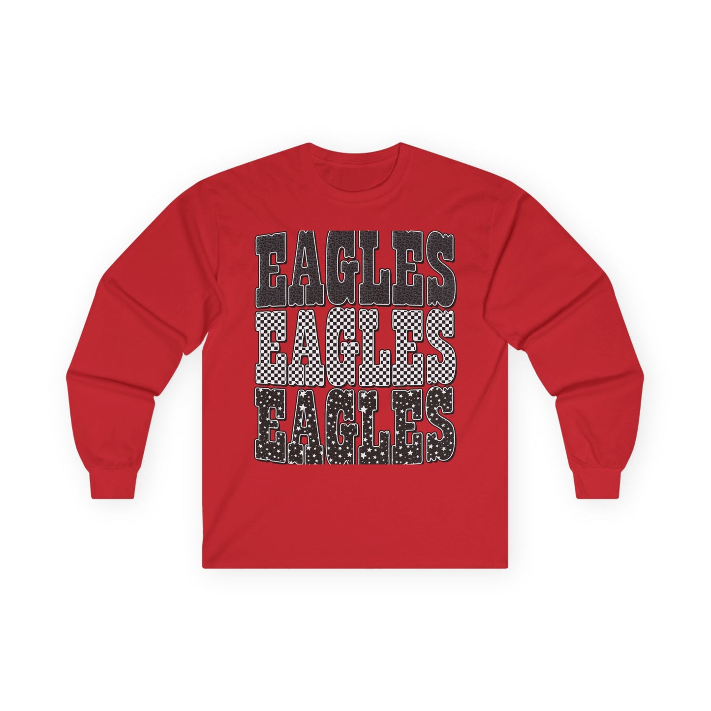 Eagles Repeating Retro Long Sleeve Tee