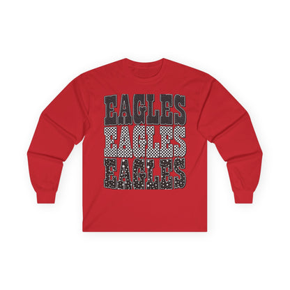 Eagles Repeating Retro Long Sleeve Tee