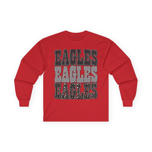 Eagles Repeating Retro Long Sleeve Tee