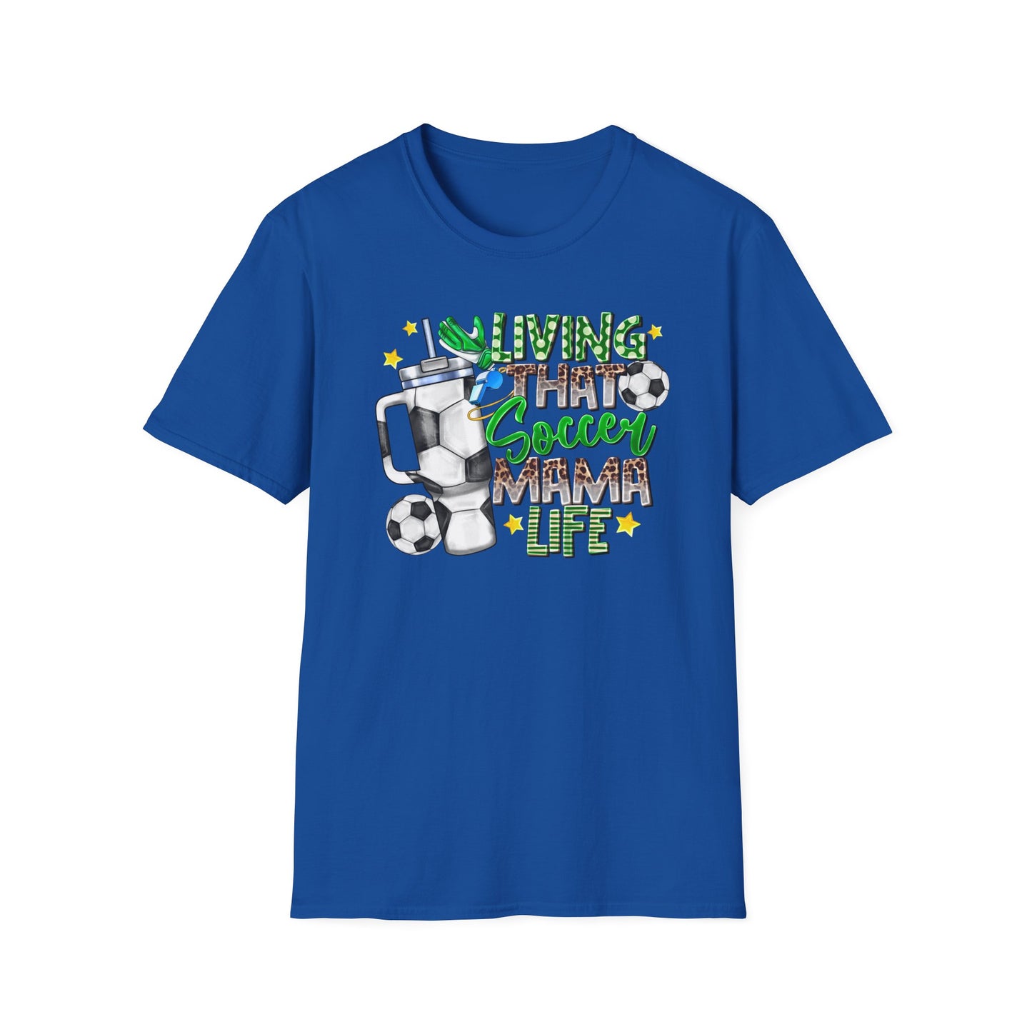 Soccer Mom Life T-Shirt — 'Living That Soccer Mama Life' Graphic Tee