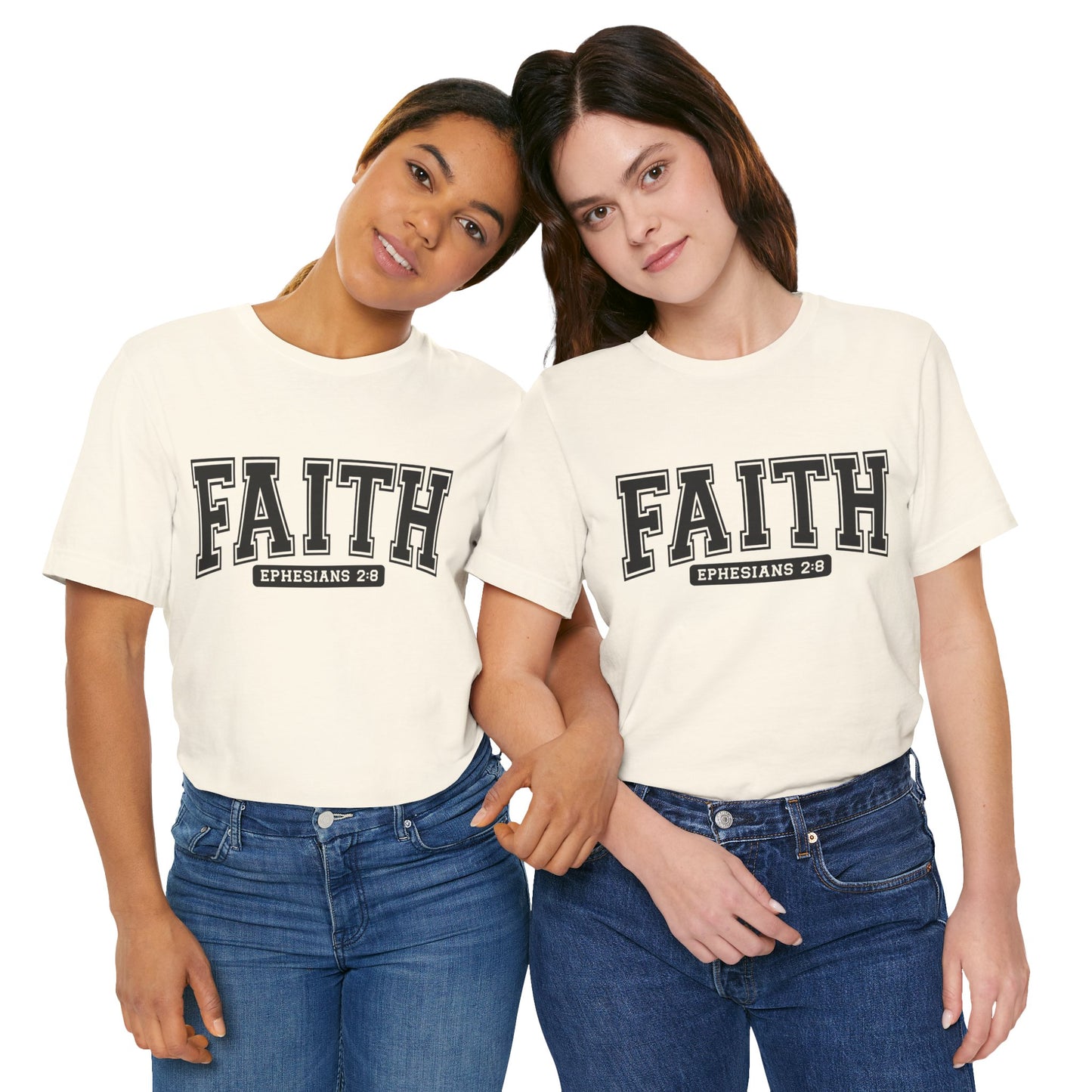 Faith Ephesians 2:8 T-Shirt — Christian Scripture Tee