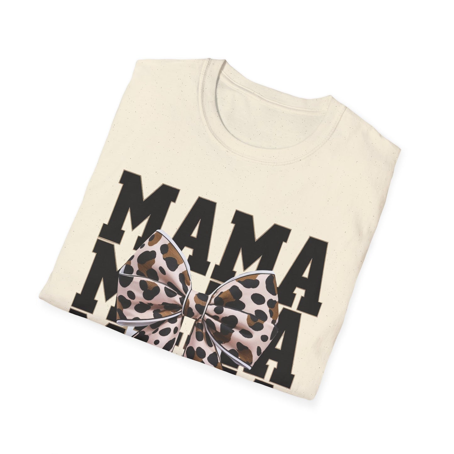 Mama Leopard Bow T-Shirt