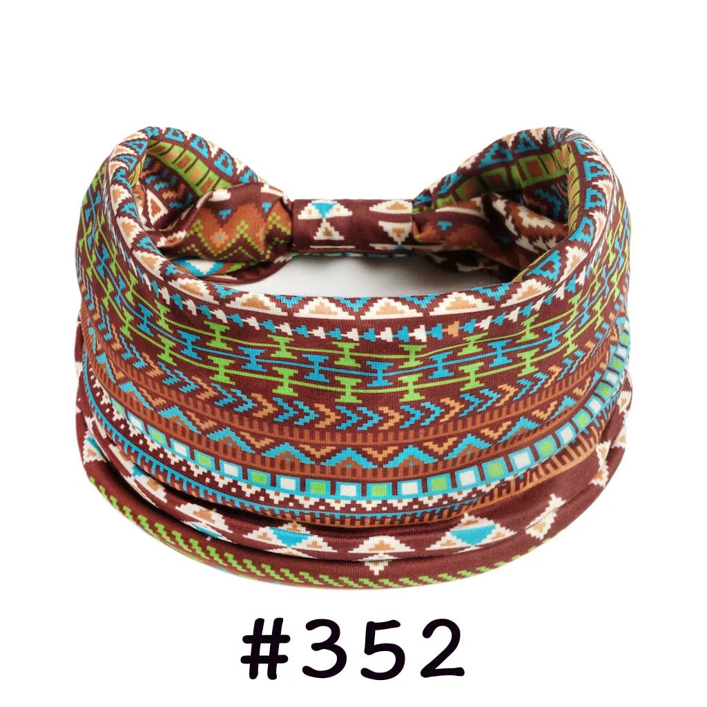Boho Headbands for Women Knotted Wide