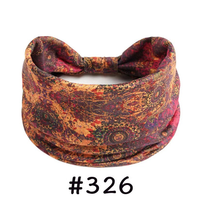 Boho Headbands for Women Knotted Wide