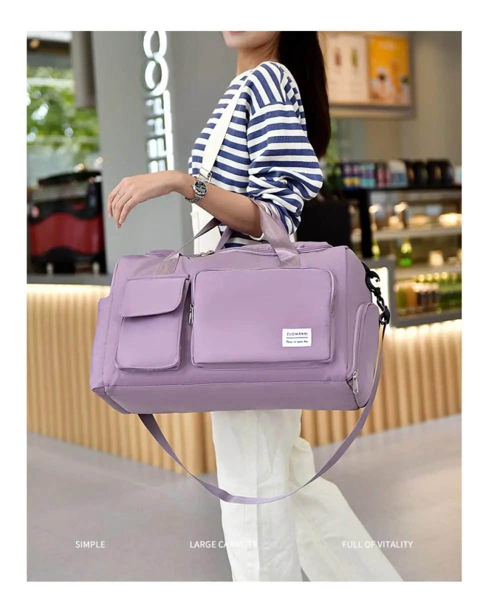 UNIXINU Carry On Travel Bag Large Capacity