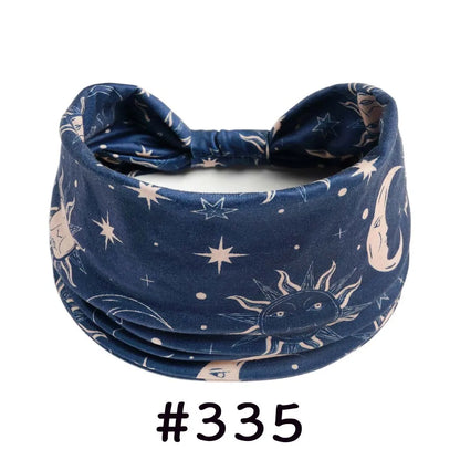 Boho Headbands for Women Knotted Wide