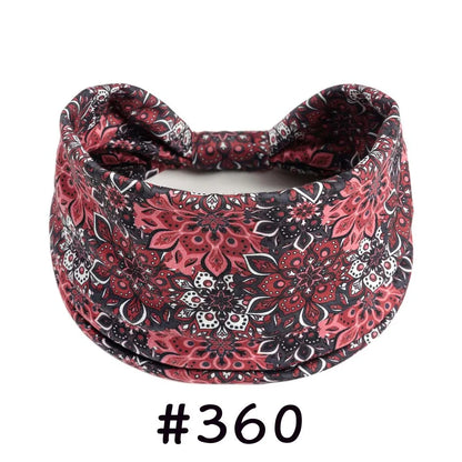 Boho Headbands for Women Knotted Wide