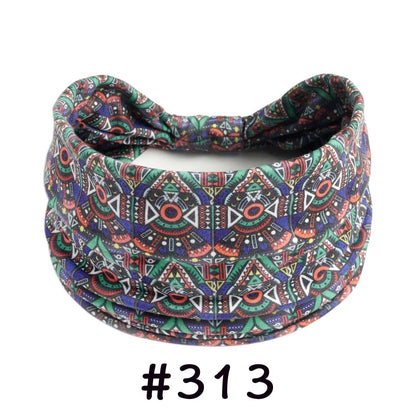 Boho Headbands for Women Knotted Wide