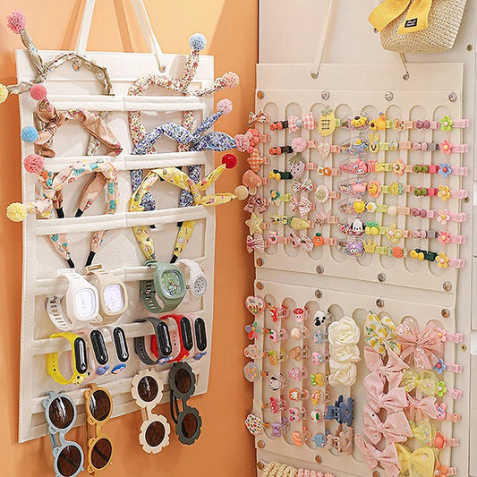 Hair Bows Organizer Wall Hanging Large Capacity Headband Holder