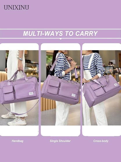 UNIXINU Carry On Travel Bag Large Capacity