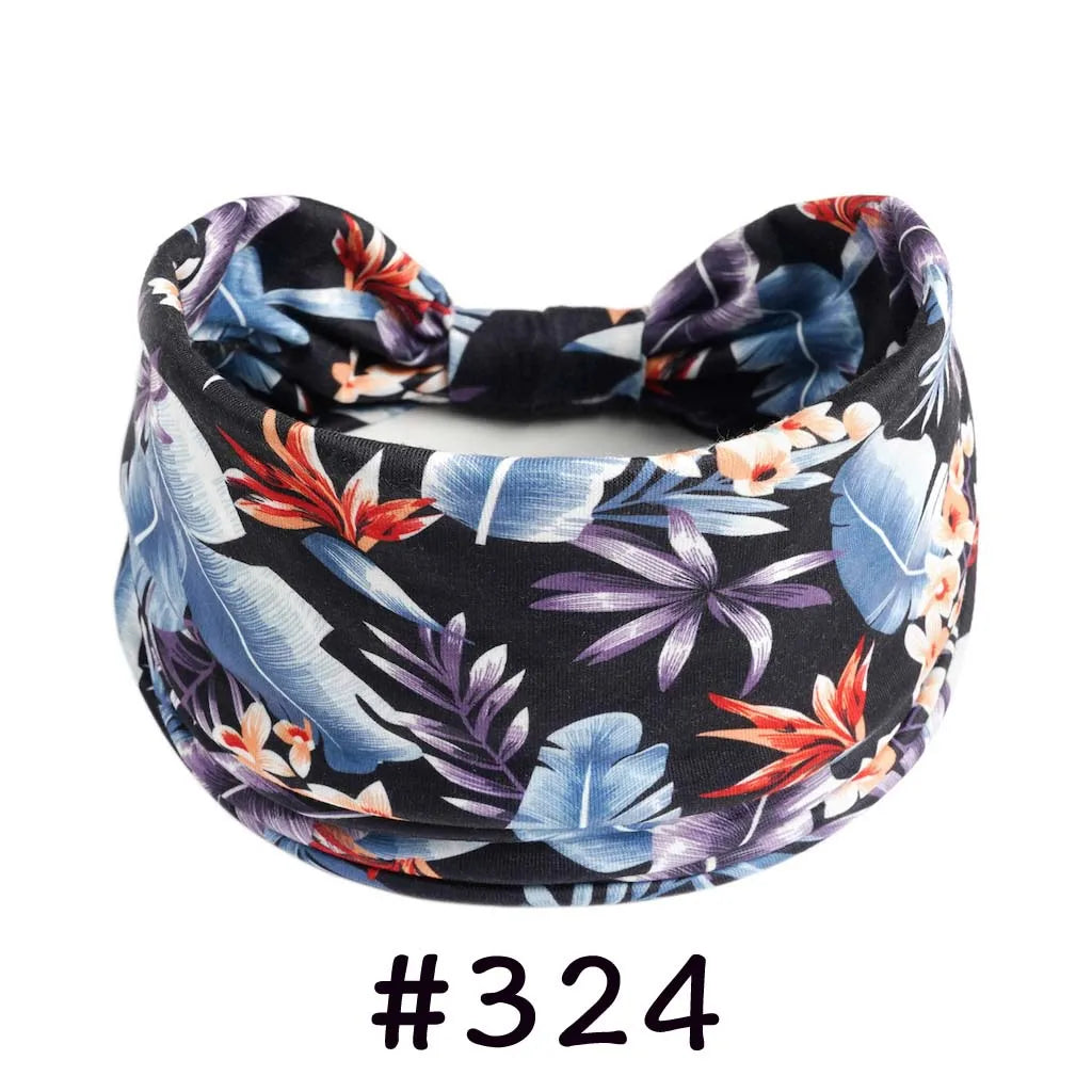 Boho Headbands for Women Knotted Wide