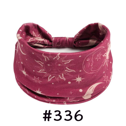 Boho Headbands for Women Knotted Wide