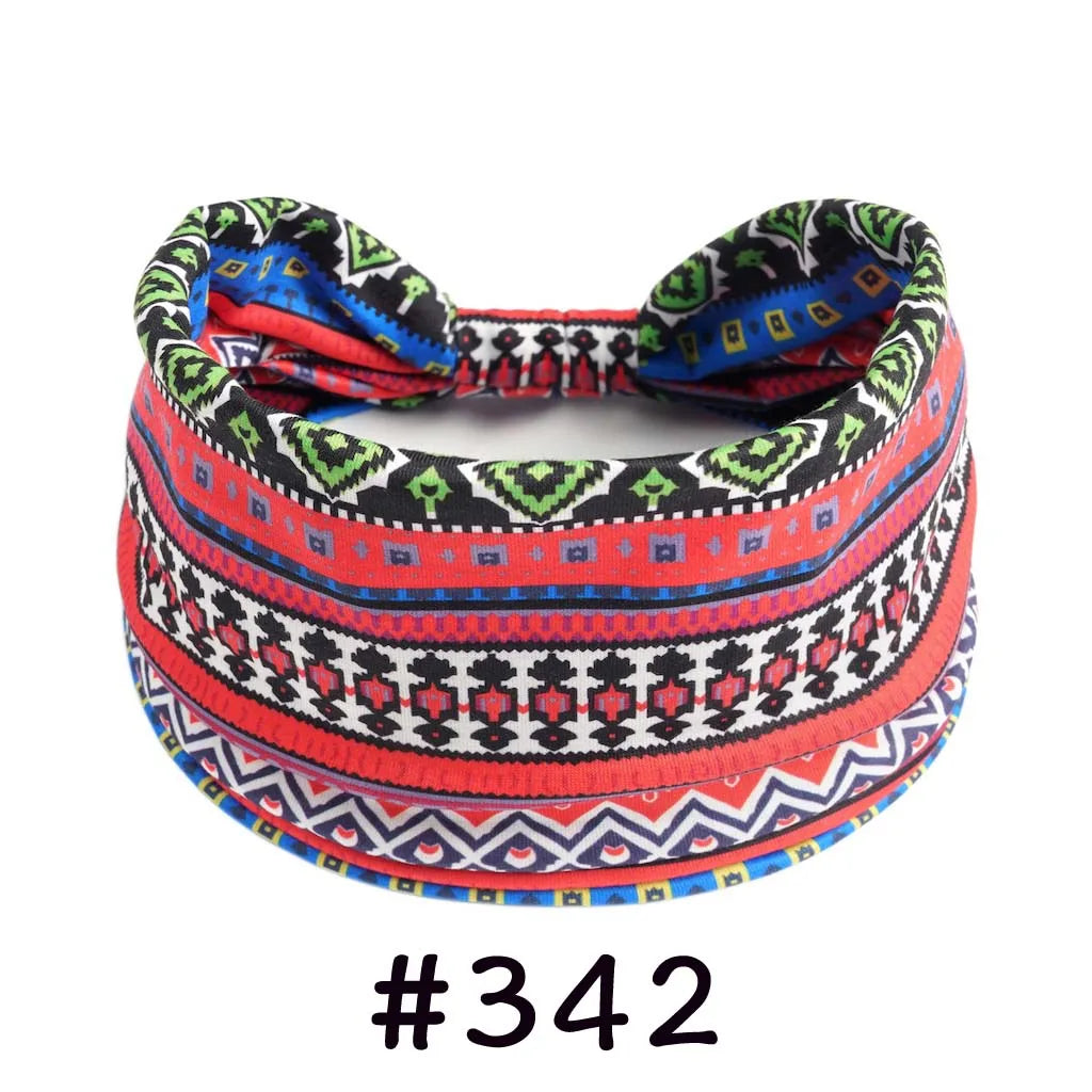 Boho Headbands for Women Knotted Wide