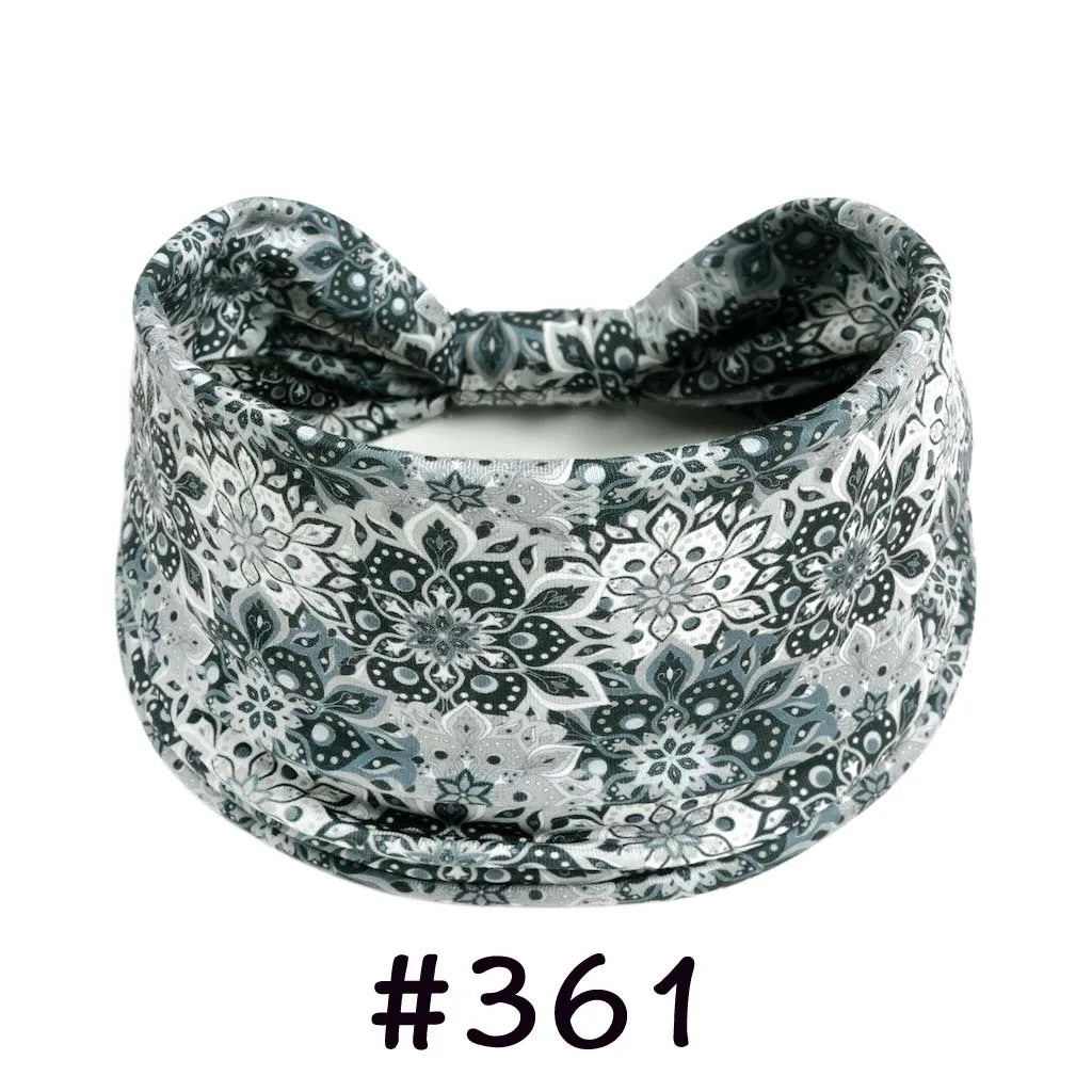 Boho Headbands for Women Knotted Wide