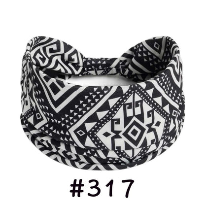Boho Headbands for Women Knotted Wide