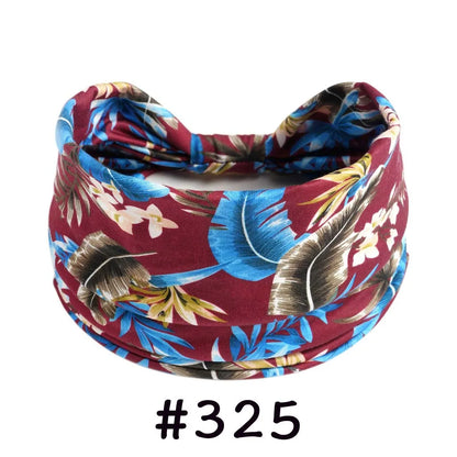 Boho Headbands for Women Knotted Wide