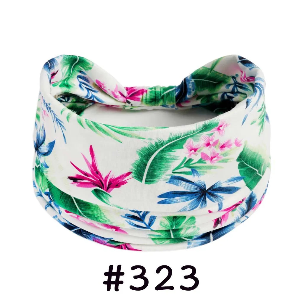 Boho Headbands for Women Knotted Wide