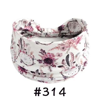 Boho Headbands for Women Knotted Wide