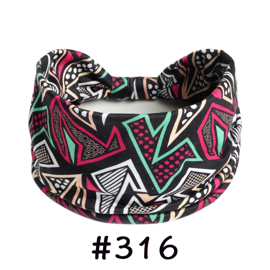 Boho Headbands for Women Knotted Wide