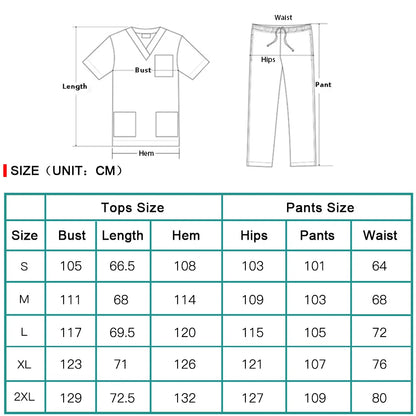 Clinical Surgical Uniforms Medical Scrubs