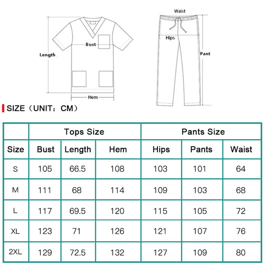 Clinical Surgical Uniforms Medical Scrubs