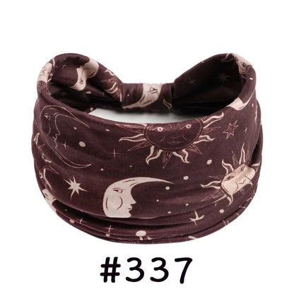 Boho Headbands for Women Knotted Wide