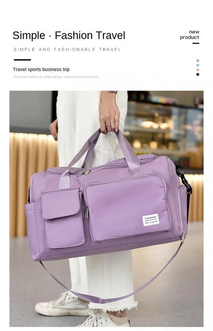 UNIXINU Carry On Travel Bag Large Capacity