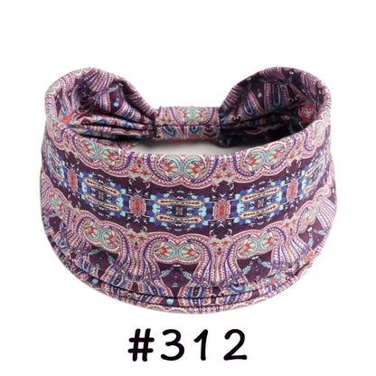 Boho Headbands for Women Knotted Wide
