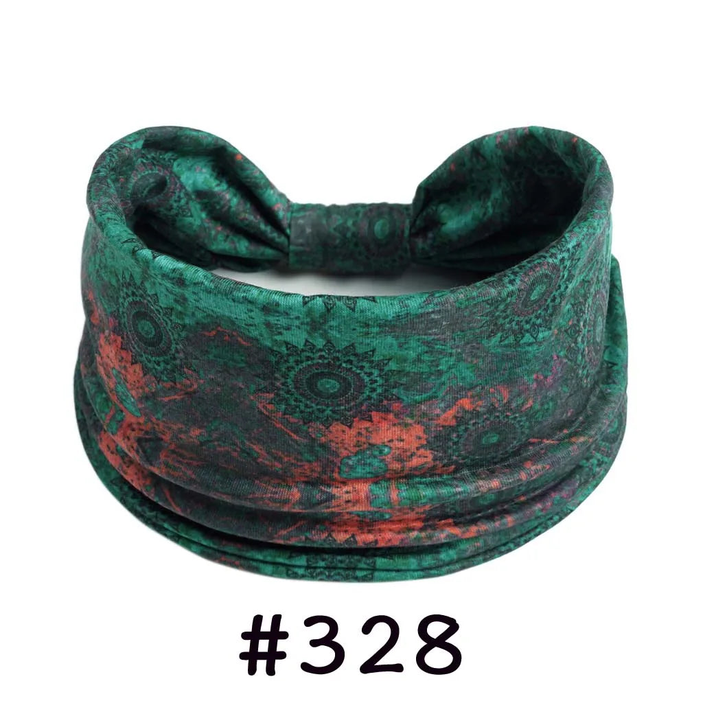 Boho Headbands for Women Knotted Wide