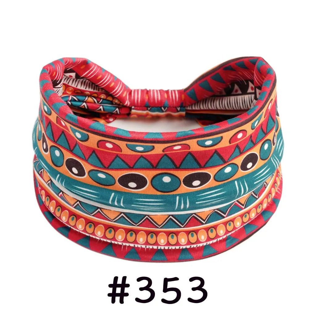 Boho Headbands for Women Knotted Wide