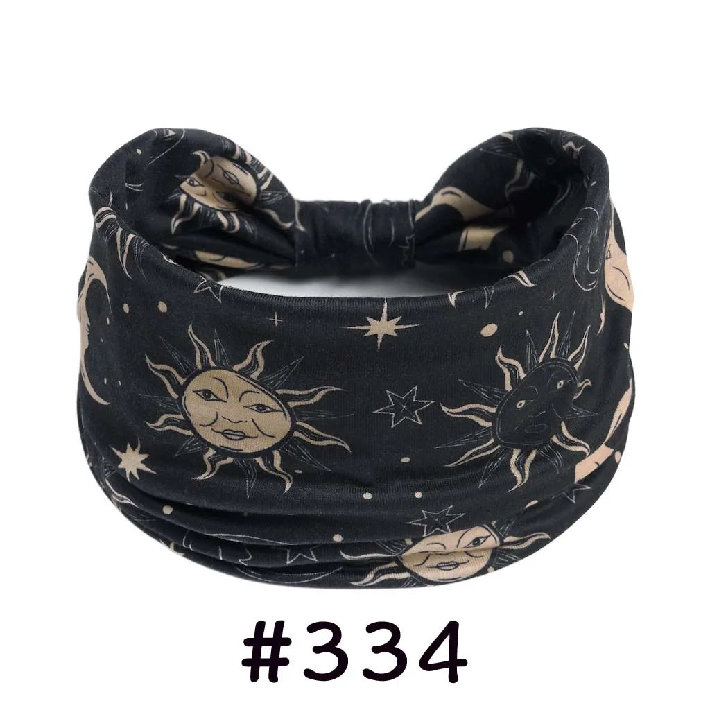 Boho Headbands for Women Knotted Wide