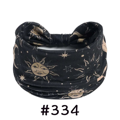 Boho Headbands for Women Knotted Wide
