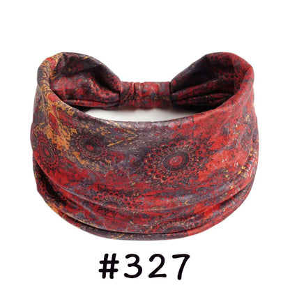 Boho Headbands for Women Knotted Wide