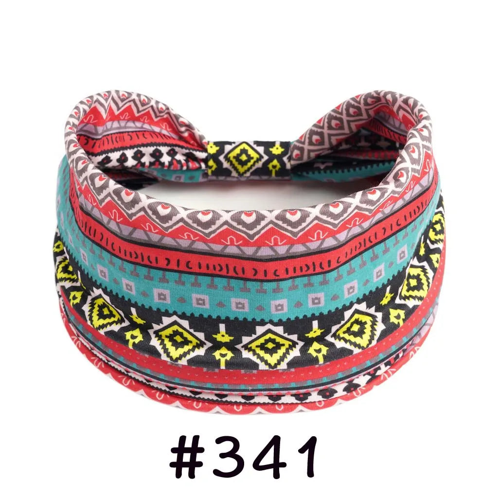 Boho Headbands for Women Knotted Wide