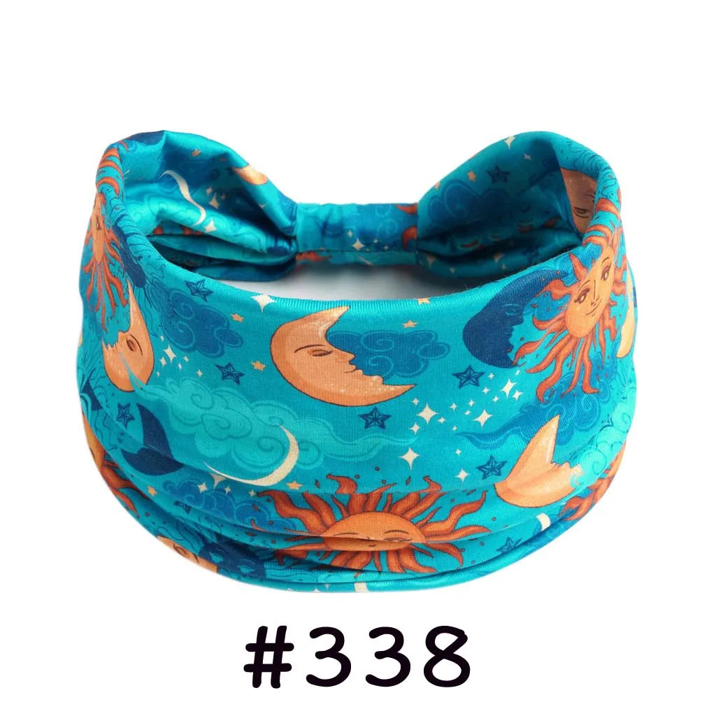 Boho Headbands for Women Knotted Wide