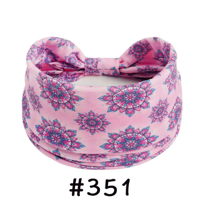 Boho Headbands for Women Knotted Wide