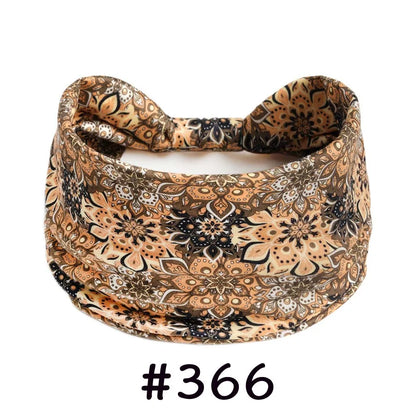 Boho Headbands for Women Knotted Wide