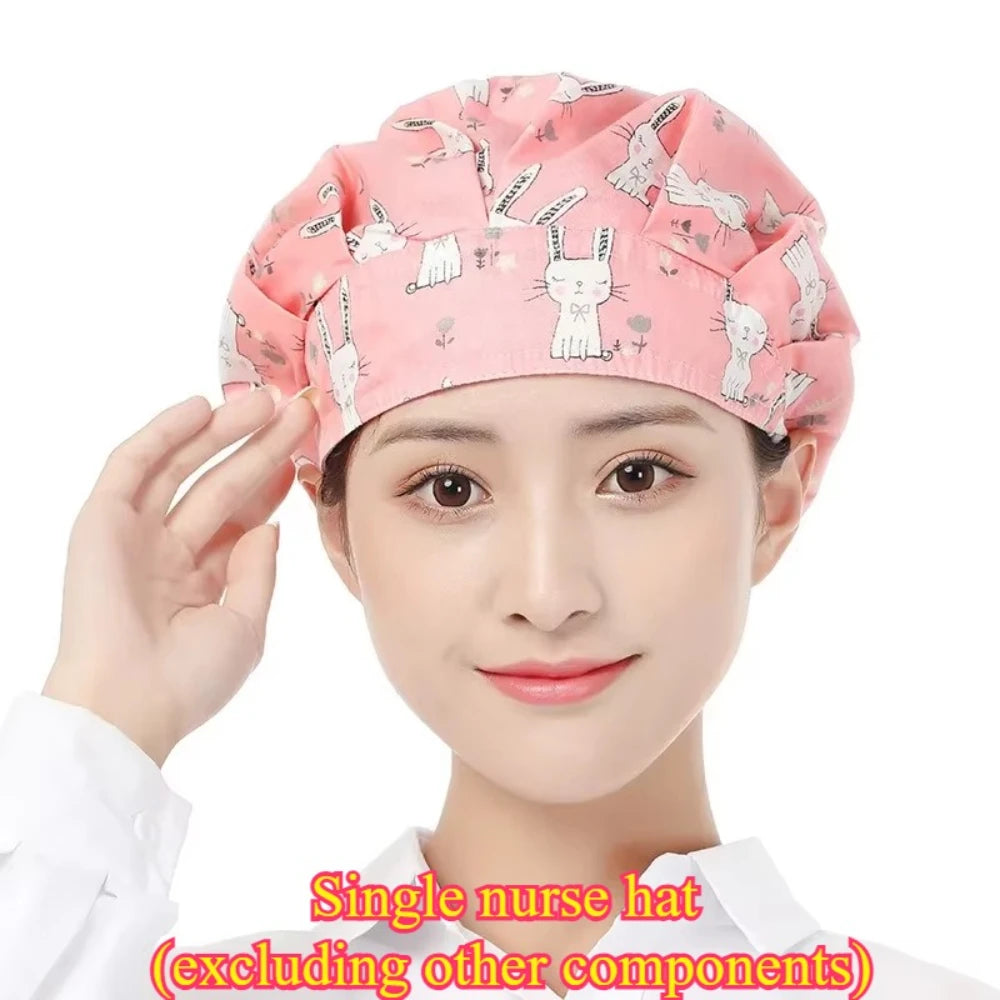 Medical Scrubs Short Sleeved Top+pants
