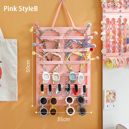 Hair Bows Organizer Wall Hanging Large Capacity Headband Holder