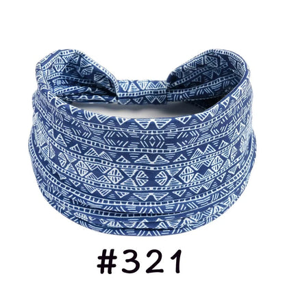 Boho Headbands for Women Knotted Wide