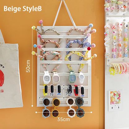 Hair Bows Organizer Wall Hanging Large Capacity Headband Holder