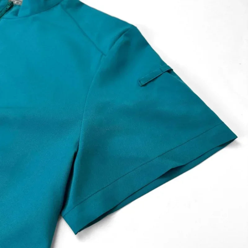 Medical Nurse Surgical Uniforms Woman Scrub Set