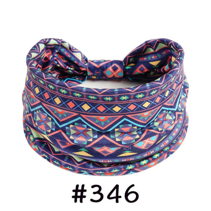 Boho Headbands for Women Knotted Wide