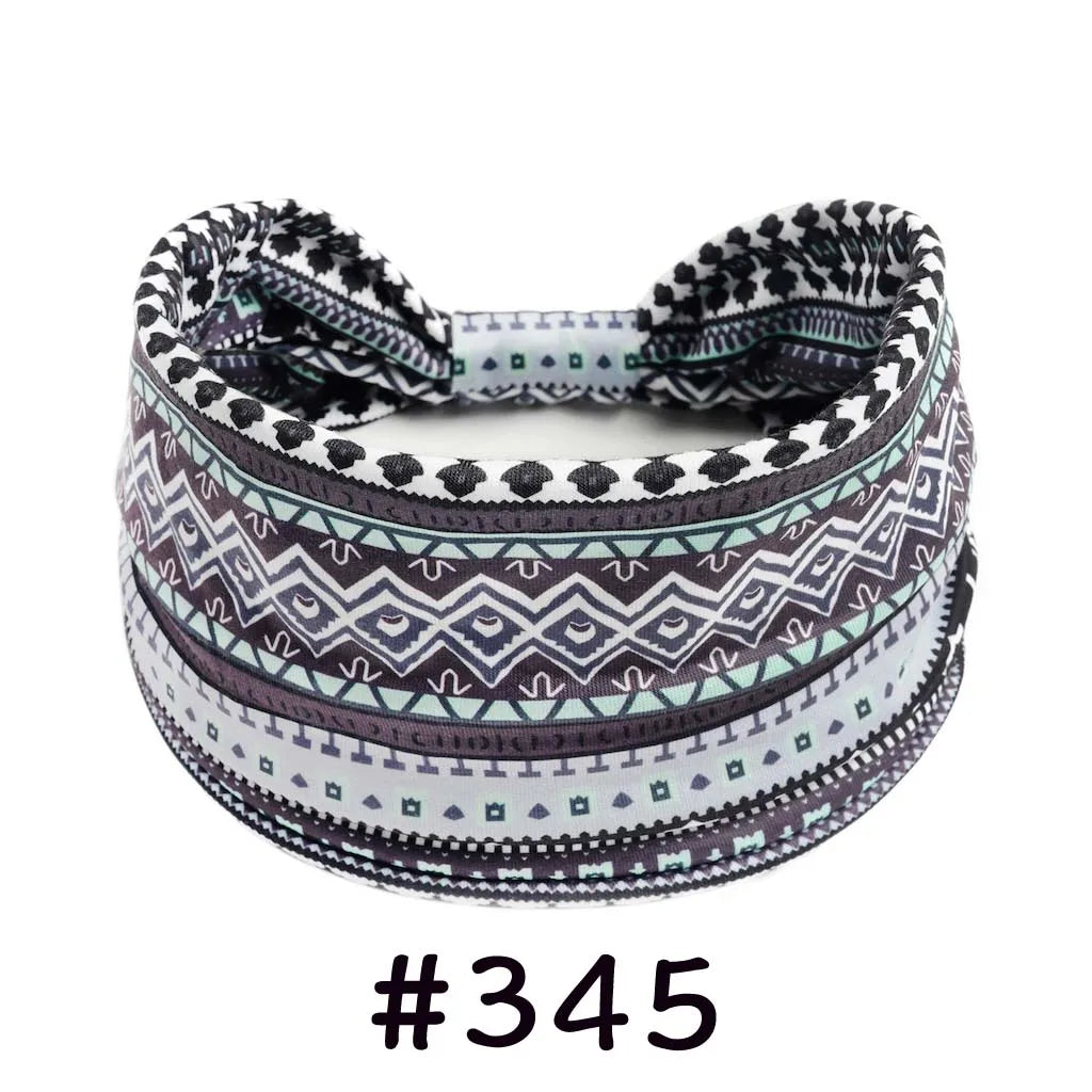 Boho Headbands for Women Knotted Wide