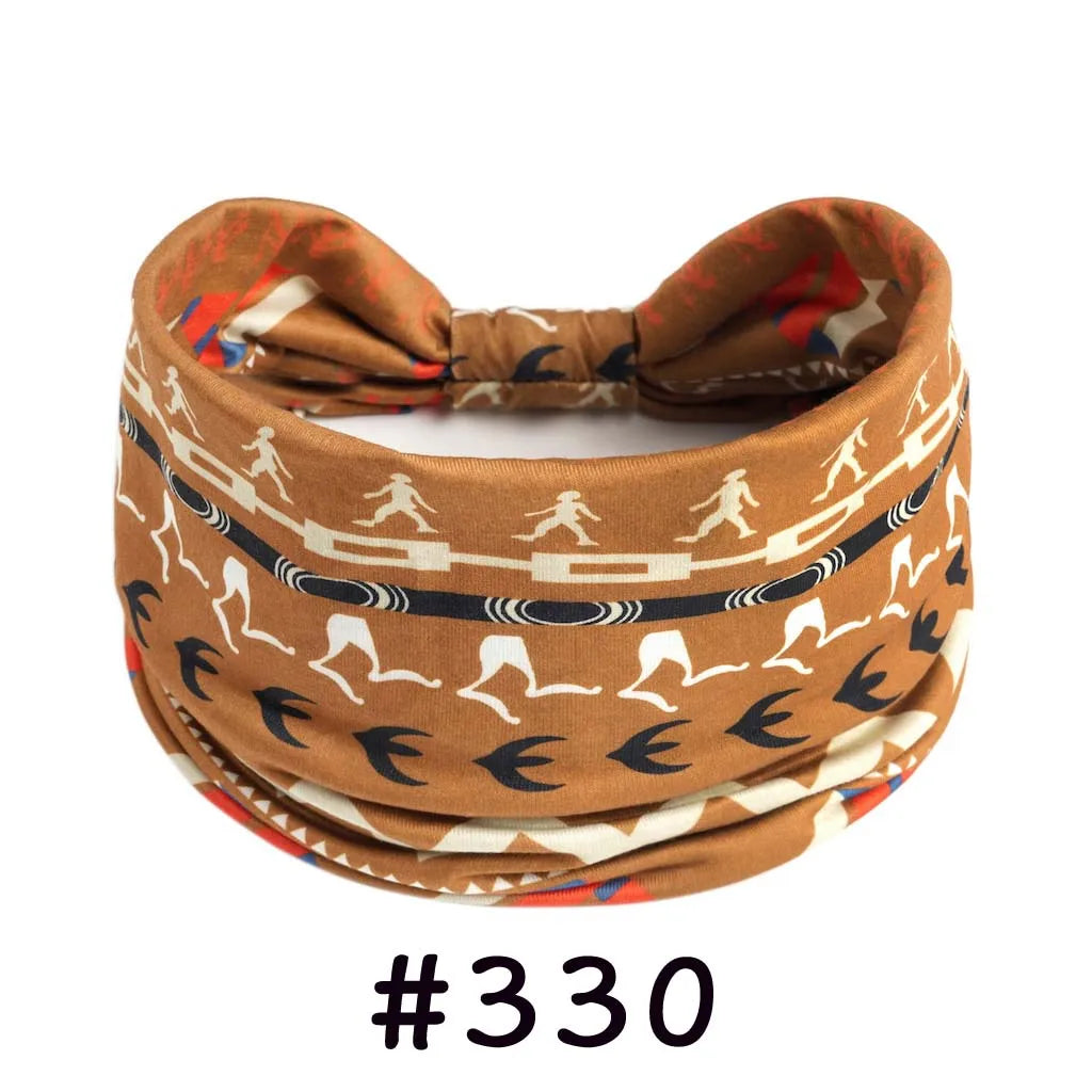 Boho Headbands for Women Knotted Wide