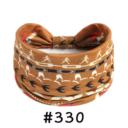 Boho Headbands for Women Knotted Wide
