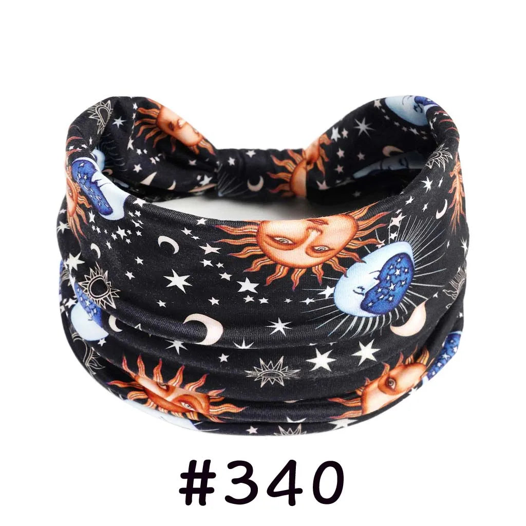 Boho Headbands for Women Knotted Wide