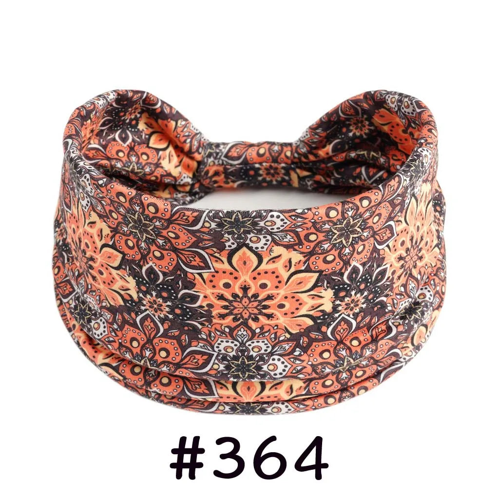 Boho Headbands for Women Knotted Wide